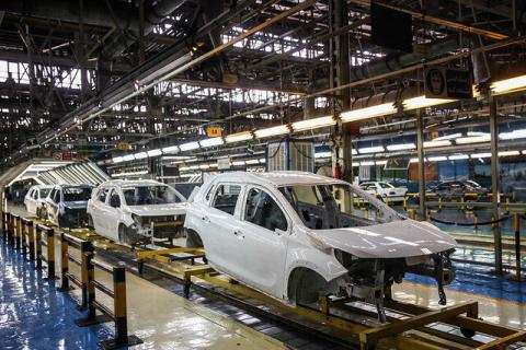 رشد تولید در ایران خودرو