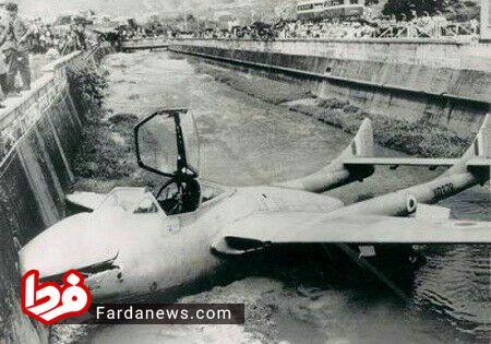 سقوط اولین هواپیما در ایران +عکس