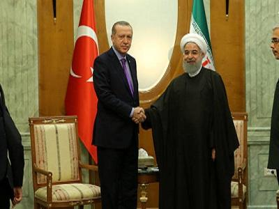 دیدار روحانی و اردوغان در روسیه/عکس