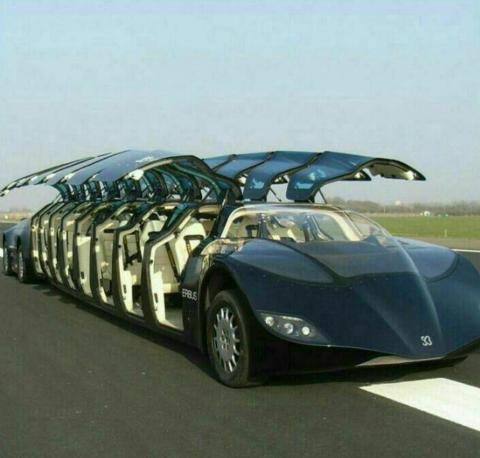 خودرو ۱۰ میلیون‌ دلاری ۱۵ متری/تصویر