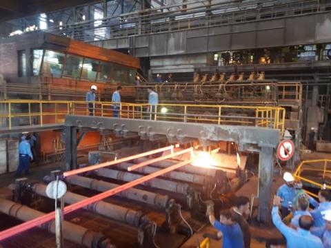 فعالیت خطوط تولید فولاد با رعایت الزامات بهداشتی 