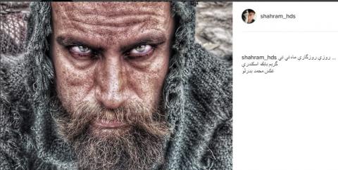 گریم متفاوت همبازی پیمان معادی در «ماه تی‌تی»/عکس