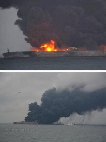 حادثه ای ناگوار برای نفتکش ایرانی در آب های چین 
