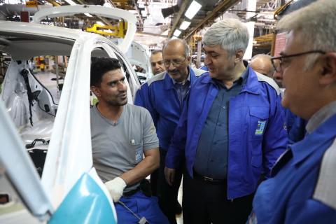 بهبود تولید در ایران خودرو
