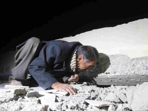 تصویری دردناک از زلزله غرب ایران
