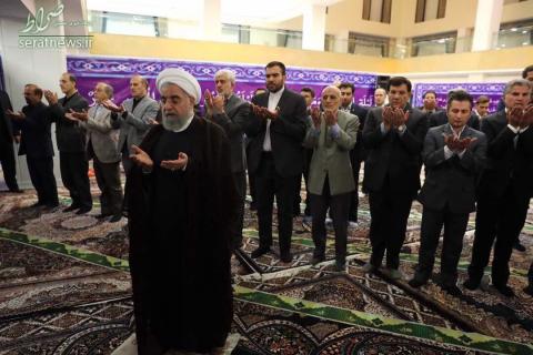  اقتدای میرسلیم به روحانی/عکس 