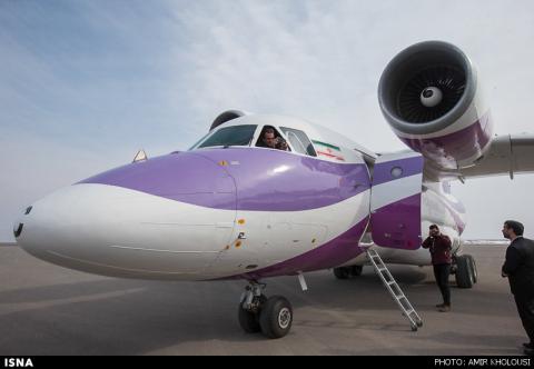از هواپیمای فلایت چک ایران رونمایی شد