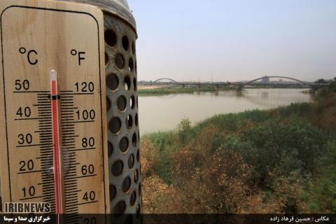 روایت یک دماسنج از گرمای خوزستان/عکس