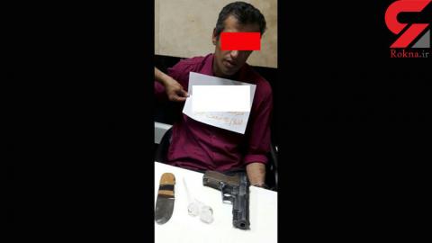 دستگیری مرد هفت تیرکش در مترو+عکس