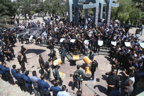 اجتماع بزرگ عزاداران حسینی در گلگهر برگزار شد