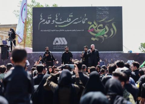 موکب گل‌گهر در اربعین میزبان خیل عظیم عزاداران حسینی