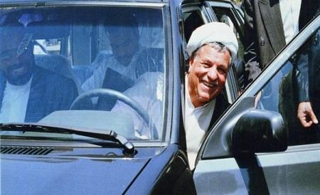 تصاویر خودرویی از آیت الله هاشمی رفسنجانی