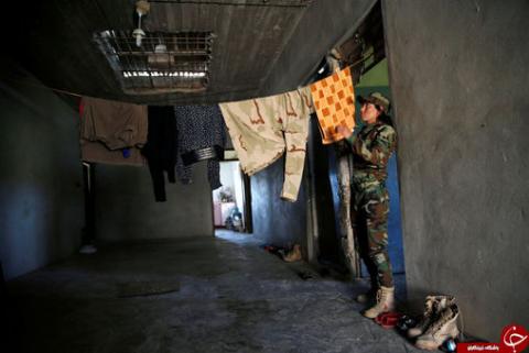 دختران کماندو کرد علیه داعش/تصاویر